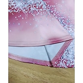 halpa 3D Shining Vision -mekko-Tyttöjen 3D Kuvitettu Tähdet Mekko Pitkähihainen Kesä Kevät Loma Päivittäin Pyhäpäivä Kaunis Makea Lapset 4-12 vuotta Rento mekko A linjainen mekko Polvipituinen Normaali