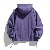 billige Fleece og 3 i 1 jakker-Herre Softshell jakke Turjakke utendørs Vindtett Vindjakke Reise Svart Rosa Lilla Grønn Kakifarget