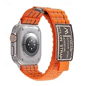 Χαμηλού Κόστους Ζώνες Apple Watch-Αθλητικό Μπρασελέ Συμβατό με Ζάντα ρολογιού Apple Watch 38mm 40mm 41mm 42mm 44mm 45mm 49mm Μεταλλικό κούμπωμα Ρυθμιζόμενο Αναπνέει Νάιλον Ανταλλακτικό λουράκι ρολογιού για iwatch Ultra 2 Series 9 8 7