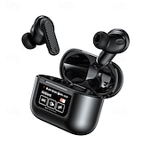 abordables Auriculares TWS-Nuevos Auriculares LCD Pantalla Táctil Auriculares Deportivos ANC Auriculares Inalámbricos BT con Micrófono Incorporado
