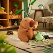 お買い得  ぬいぐるみ-9インチのカピバラぬいぐるみシミュレーションアニメおもちゃかわいい人形ぬいぐるみソフト人形クリスマスと感謝祭のギフト