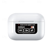 abordables Auriculares TWS-Nuevos Auriculares LCD Pantalla Táctil Auriculares Deportivos ANC Auriculares Inalámbricos BT con Micrófono Incorporado