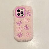 お買い得  iPhone用ケース-電話 ケース 用途 iPhone 15 プロマックスプラス iPhone 15 Pro Max iPhone 14 13 12 Pro Max Plus iPhone 14 Pro Max iPhone 13 Pro Max iPhone 12 Pro Max iPhone 11 Pro Max バックカバー スタンド付き 耐衝撃 レトロ風 TPU プラッシュ