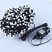 billige Elektrisk støpsel-vanntette led fe string lights 5m/10m julelys dc31v eu/us/au/uk plug led string lights for outdoor  &amp; innendørs innredning