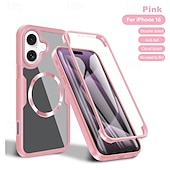 お買い得  iPhone用ケース-電話 ケース 用途 iPhone 16 Proマックス iPhone 15 Pro Max iPhone 14 13 12 11 Pro Max Plus iPhone 14 Pro Max iPhone 13 Pro Max iPhone 12 Pro Max iPhone 11 Pro Max バックカバー 磁石バックル ワイヤレス充電をサポート 耐衝撃 レトロ風 TPU アクリル PC
