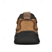 economico Scarpe da uomo-scarpe da uomo robuste e comode, in pelle scamosciata, con design traspirante e suola resistente, perfette per escursioni e abbigliamento casual