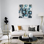 preiswerte Abstrakte Gemälde-handgemachtes Ölgemälde auf Leinwand, Wandkunst, Dekoration, modern, strukturiert, abstrakt, Kreis, für Zuhause, Tanzstudio, Dekor, gerollt, rahmenlos, ungedehntes Gemälde