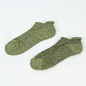 abordables calcetines de hombre-Hombre 5 pares Paquetes múltiples Calcetín Calcetines hasta el Tibio Calcetines Cortos Calcetines informales Amarillo Rojo Color Plano Deporte Diario Vacaciones Básico Medio Primavera Otoño Moda