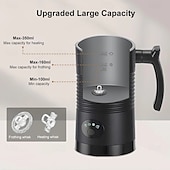 cheap Kitchen Appliances-Electric Coffee Milk Frother Milk Steamer Soft Foam Maker with Two Whisks for Frothing and Heating Milk 4 IN 1 Multifunction