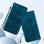 Недорогие Чехлы для iPhone-телефон Кейс для Назначение iPhone 16 Про Макс Плюс Айфон 15 Про Макс Плюс iPhone 14 13 12 11 Pro Max Plus Mini SE Кейс на заднюю панель со стендом с ремешком на запястье Разъем для карты Ретро