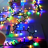 billige Elektrisk støpsel-vanntette led fe string lights 5m/10m julelys dc31v eu/us/au/uk plug led string lights for outdoor  &amp; innendørs innredning