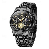cheap Quartz Watches-New Olevs Brand Trend Fashion Men&#039;S Watches Luminous Chronograph Digital Scale Multifunction Waterproof Simple Quartz Watch Men&#039;S Wristwatch