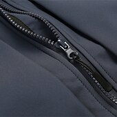 preiswerte Softshell-, Fleece- &amp; Wanderjacken-Herren Fleecejacke für Wanderer Winter Draussen Patchwork warm Fleece-Futter Wasserdicht Windundurchlässig Vliesjacken Voller Reißverschluss Klettern Camping / Wandern / Höhlenforschung Reisen