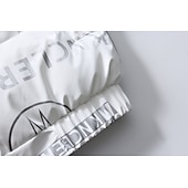 رخيصةأون معاطف وجواكت طويلة رجالي-رجالي معطف شتوي سترة البخاخ سترة هوديي القطن الحرير التقليد كنزة مع قبعة الأماكن المفتوحة كاجوال / يومي قصيرة ضد الهواء الدفء خريف &amp; شتاء لون خالص / عادي فضي أسود أبيض سترة البخاخ