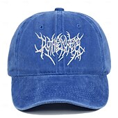 billiga Baseballkeps herr-Herr Basebollkeps Solhatt Trucker Hat Svart Purpur Bomull Justerbara Tvättad Mode Dagliga kläder Festival Grafisk Mönster Ledigt / vardag