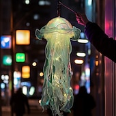 economico Luci decorative-lanterna decorativa con lampada a medusa colorata lanterna decorativa moderna con design a medusa per feste per bambini i migliori regali per ragazze