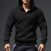 Herr Huvtröja Huvtröja med dragkedja i Quarter Taktisk hoodie Svart Armégrön Marinblå Mörkgrå Huva Slät Ficka Sport & Utomhus Dagligen Helgdag Polyester Streetwear Häftig Ledigt Vinter Vår & Höst billiga bashuvtröjor för män-Herr Huvtröja Huvtröja med dragkedja i Quarter Taktisk hoodie Svart Armégrön Marinblå Mörkgrå Huva Slät Ficka Sport & Utomhus Dagligen Helgdag Polyester Streetwear Häftig Ledigt Vinter Vår & Höst