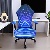 preiswerte Esszimmerstuhl-Abdeckung-4-teiliger, abnehmbarer Computerstuhlbezug für Gaming-Stühle, einfach zu montieren, Schutzhülle für Bürostühle, Liegestühle und Rennstühle