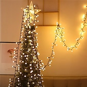 billige Elektrisk støpsel-vanntette led fe string lights 5m/10m julelys dc31v eu/us/au/uk plug led string lights for outdoor  &amp; innendørs innredning