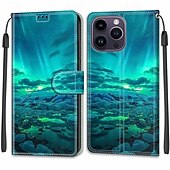 Χαμηλού Κόστους iPhone Θήκες-τηλέφωνο tok Για iPhone 14 13 12 Pro Max Plus iPhone 14 Pro Max iPhone 13 12 Pro Max iPhone 12 Pro Max Πίσω Κάλυμμα με βάση στήριξης με λουράκι καρπού Υποδοχή κάρτας Ρετρό TPU PU δέρμα