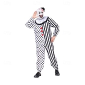 levne Klasický horor-Art the Klaun předvečer Všech svatých Cosplay kostým Maškarní Hrozivější cosplay Dospělé Pánské Dámské předvečer Všech svatých Karneval Plesová maškaráda Výkon Párty předvečer Všech svatých
