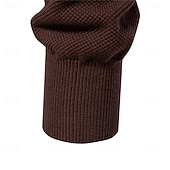 preiswerte Herrenpullover-Marke hochwertige Baumwollpullover für Männer Reißverschluss Rollkragen Pullover Männer Herbst Winter gestreiften warmen Herren Polo-Pullover