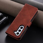 cheap iPhone Cases-Phone Case For Z Fold 6 Z Fold 4 Z Fold 3 iPhone 16 Pro Max Plus iPhone 15 Pro Max Plus iPhone 14 13 12 11 Pro Max Plus Mini Back Cover with Stand Holder Card Slot Shockproof Retro PU Leather