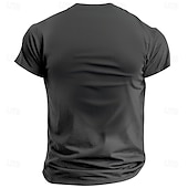 preiswerte T-Shirts mit Tiermuster-Herren Wolf T Shirt Kurzarm T-Shirt 3D-Druck Rundhalsausschnitt Hemd Retro Vintage Brautkleider schlicht Streetstyle Sports Outdoor Festtage Ausgehen Schwarz Rote Blau Frühling Sommer Bekleidung S M