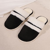 baratos Chinelos para casa-chinelos aconchegantes para mulheres felpudos para ambientes internos&amp;amp;sapatos para áreas externas com espuma de memória e sola antiderrapante, presentes perfeitos para mães e mulheres