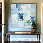 preiswerte Landschaftsgemälde-handgemachtes Seestück modernes Ölgemälde handgemalte Wandkunst abstraktes Meer abstrakte Seestück Gemälde auf Leinwand Ozean Acryl Meer Ölgemälde Wandkunst Ozean Kunst endloses Ozean Ölgemälde