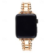 זול להקות Apple Watch-סולו לופ מותאם ל רצועת השעון של Apple Watch 38 מ&quot;מ 40 מ&quot;מ 41 מ&quot;מ 42 מ&quot;מ 44 מ&quot;מ 45 מ&quot;מ 49 מ&quot;מ סוגר מתכת מתכוונן סגסוגת רצועת שעון חלופית ל iwatch Ultra 2 Series 9 8 7 SE 6 5 4 3 2 1