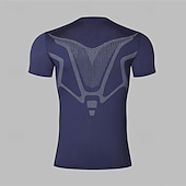economico T-shirt e Canottiere da Corsa-Per uomo T-shirt Compressione Maglia Atletica Maglia da palestra Camicia fitness Manica corta Maglietta Informale Athleisure Traspirante Asciugatura rapida Compressione Allenamento in palestra Corsa