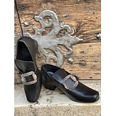 abordables Calzado-Rococó Barroco Victoriano Zapatos Hombre Víspera de Todos los Santos Carnaval Mascarada Rendimiento Fiesta / Noche Mascarada Adulto Zapatos