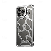 cheap iPhone Cases-Phone Case For iPhone 16 iPhone 16 Pro iPhone 16 Pro Max iPhone 15 iPhone 15 Pro Max iPhone 14 Pro Max iPhone 13 Pro Max Back Cover with Stand Holder Shockproof Retro Aluminum Alloy