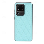 Недорогие Чехлы для Samsung-телефон Кейс для Назначение SSamsung Galaxy S24 S24 Ultra Plus S23 S22 S21 S20 Ultra Plus FE A14 A54 A72 А73 А53 A71 A12 Кейс на заднюю панель со стендом Разъем для карты Защита от удара Ретро