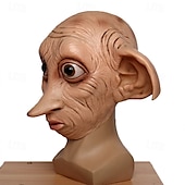 cheap Mask-Elf Dobby Carnival Mask Mask Full Head Realistic Mask Adults&#039; Men&#039;s Women&#039;s Funny Costume Party Halloween Carnival Mardi Gras Easy Carnival Costume