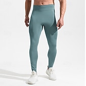 preiswerte Laufhosen &amp; Leggings-Herren Laufhosen Kompressionsstrumpfhosen Tasche Elastischer Bund Leggings Innen Outdoor Sport &amp; Outdoor Frühling Herbst Spandex Schnelltrocknend Leicht Weich Marathon Training Gehen Figurbetonter
