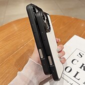 お買い得  iPhone用ケース-電話 ケース 用途 iPhone 16 Pro Max プラス iPhone 16 Proマックス iPhone 15 プロマックスプラス iPhone 15 Pro Max iPhone 14 Pro Max iPhone 14 Pro Max Plus iPhone 13 Pro Max バックカバー 耐衝撃 レトロ風 TPU PUレザー