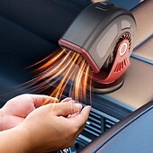 Недорогие оборудование для обогрева автомобиля-Портативный автомобильный обогреватель 12 В / 24 В, вентилятор для обогревателя горячим воздухом для легковых автомобилей, грузовиков, зимний обогреватель для окон, обогреватель для рук