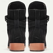 billige Dress Boots-Herre jodhpur-støvletter i semsket skinn med spenne – klassiske ankelstøvletter for jobb, formelle arrangementer og elegant fritidsklær