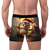 billige Julepysjamas-julenissen Dyr Julepysjamas Boksere Undertøy julegave Jul Herre Jul Nytt År julaften Morsom Voksen Fest Jul