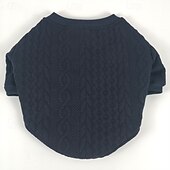 baratos Suéteres-Cachorros Gatos Súeters Pulôver Moda Inverno Quente Da Moda Confortável Ao ar livre Dia a Dia Homewear Roupas para cães for Small Médio