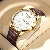 levne Quartz hodinky-Nový Trend Módní Nemechanické Pánské Vodotěsné Hodinky Dvoukalendářní Pánské Hodinky
