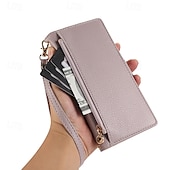 baratos Capa Samsung-telefone Capinha Para S24 S23 S22 S21 Ultra Plus S21 FE A55 5G A54 A34 A14 A72 A52 A42 A32 A22 A12 A02 S20 Plus S20 Ultra S20 A53 A33 A23 A13 A21s Capa traseira Com Suporte Zíper com cordão Retro TPU
