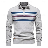 economico maglione pullover da uomo-uomo dolcevita in cotone con collo alto, maglioni lavorati a maglia, casual, business, a coste, per uomo