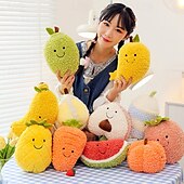 abordables Animaux en Peluche-Peluche fruitée pour enfants - figurine en polyester doux pour un jeu interactif, cadeau idéal pour les 14 ans et plus lors d&#039;occasions spéciales comme Noël et les anniversaires