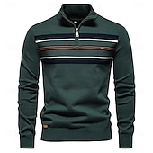 economico maglione pullover da uomo-uomo dolcevita in cotone con collo alto, maglioni lavorati a maglia, casual, business, a coste, per uomo