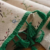 economico Tovaglie-tovaglie rotonde eleganti e resistenti tovaglie perfette per tavoli da pranzo e da cucina ideali per l&#039;uso quotidiano o per occasioni speciali