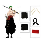 cheap Anime Costumes-One Piece Roronoa Zoro Anime Cosplay Costume Outfits Cosplay Suits Carnival Masquerade Costume For Men&#039;s Adults&#039;