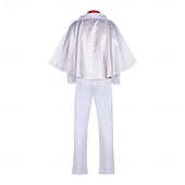 preiswerte Herrenkostüme-Superstar Jumpsuit Erwachsene Herren Cosplay Party / Abend Maskerade Einfaches Karnevalskostüm
